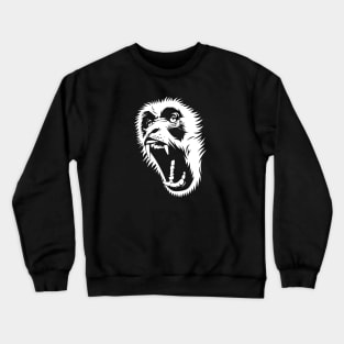 Screaming monkey Crewneck Sweatshirt